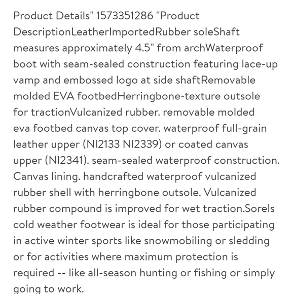 Women's Sorel Out & About Leather Boots - Picture 9 of 9